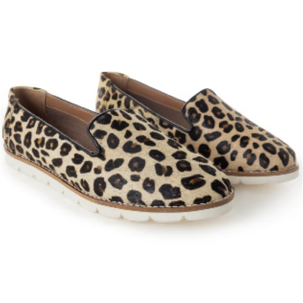 New  TREND Womens Leopard Print Slip-On sneaker Shoes with western retro cheetah